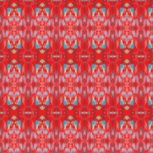 Carmine and Crimson Red, Cool Blue and Corn Yellow Wallpaper | Neepsend Lane