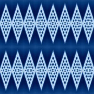 Deep Blue and Bright White Wallpaper | Simple Geometric pattern | Shadow 15