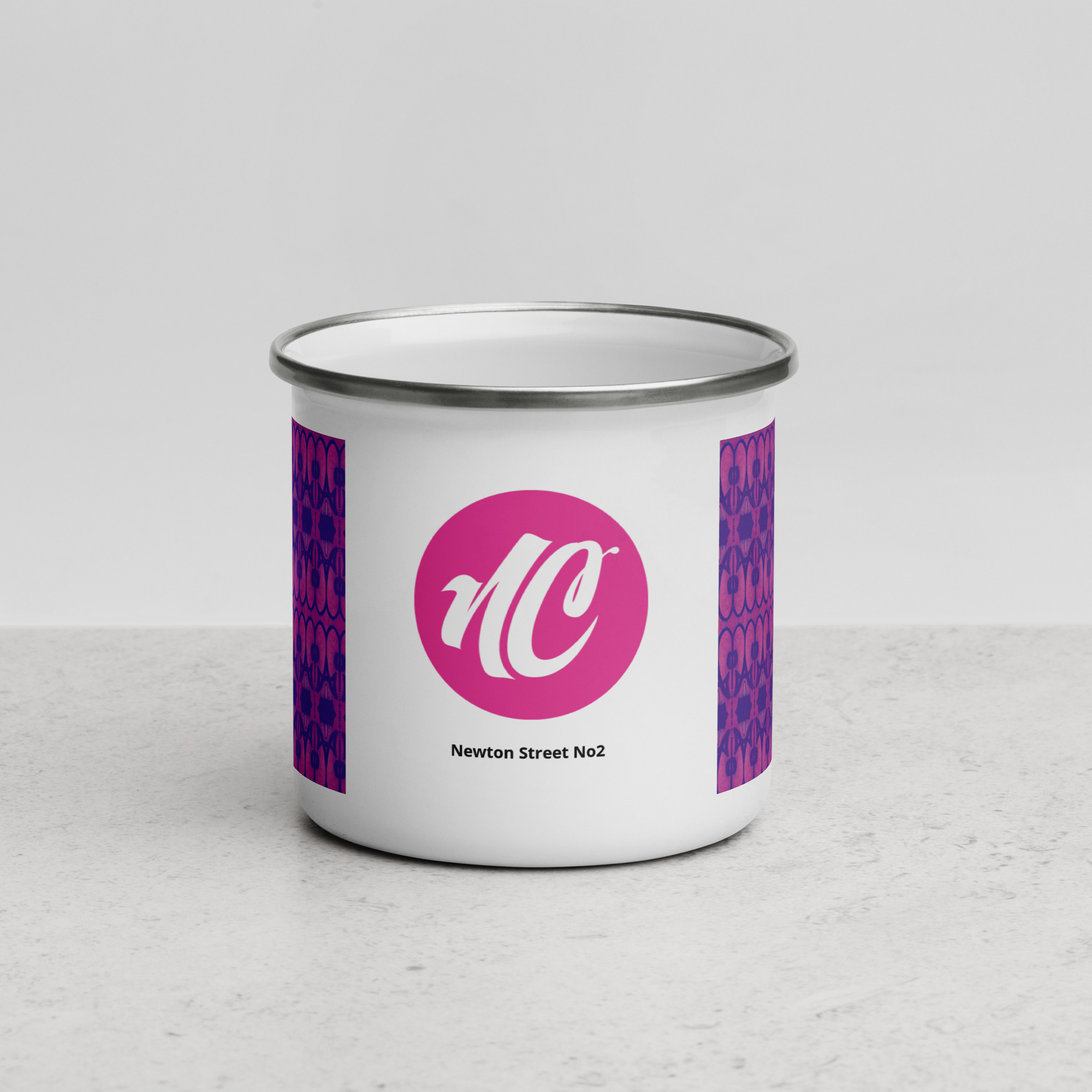Newton street No2 Enamel Mug - Image 2