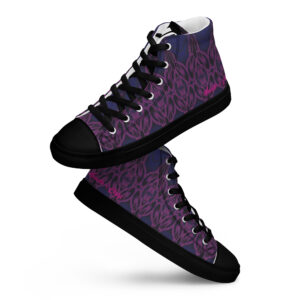 Electric Box Men’s high top canvas shoes