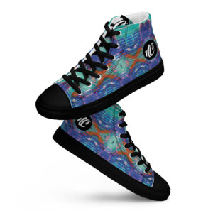 Red Cross. Men’s high top canvas shoes