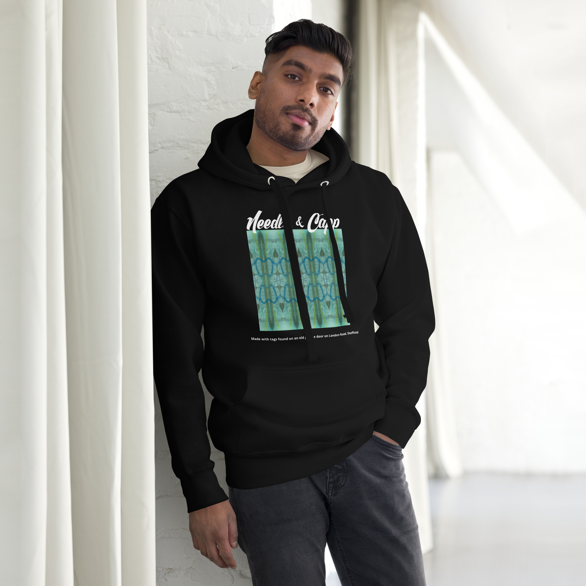 London Road Black Unisex Hoodie - Image 3