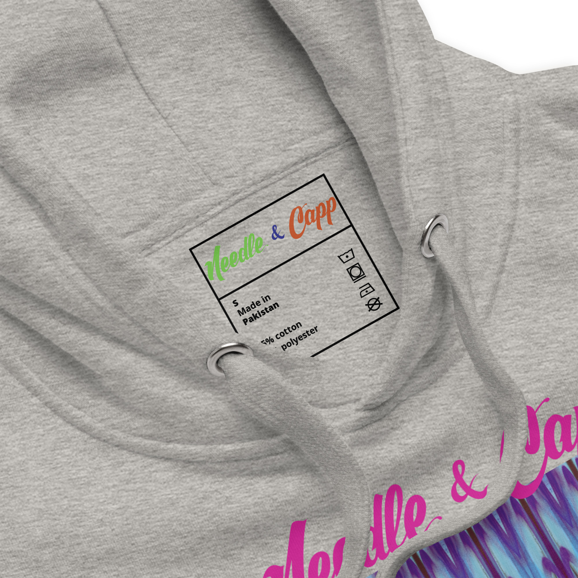 Ghost Columns Light Grey Unisex Hoodie - Image 4