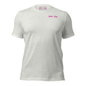 Shadow No10 Large Back Printed Ash Unisex t-shirt