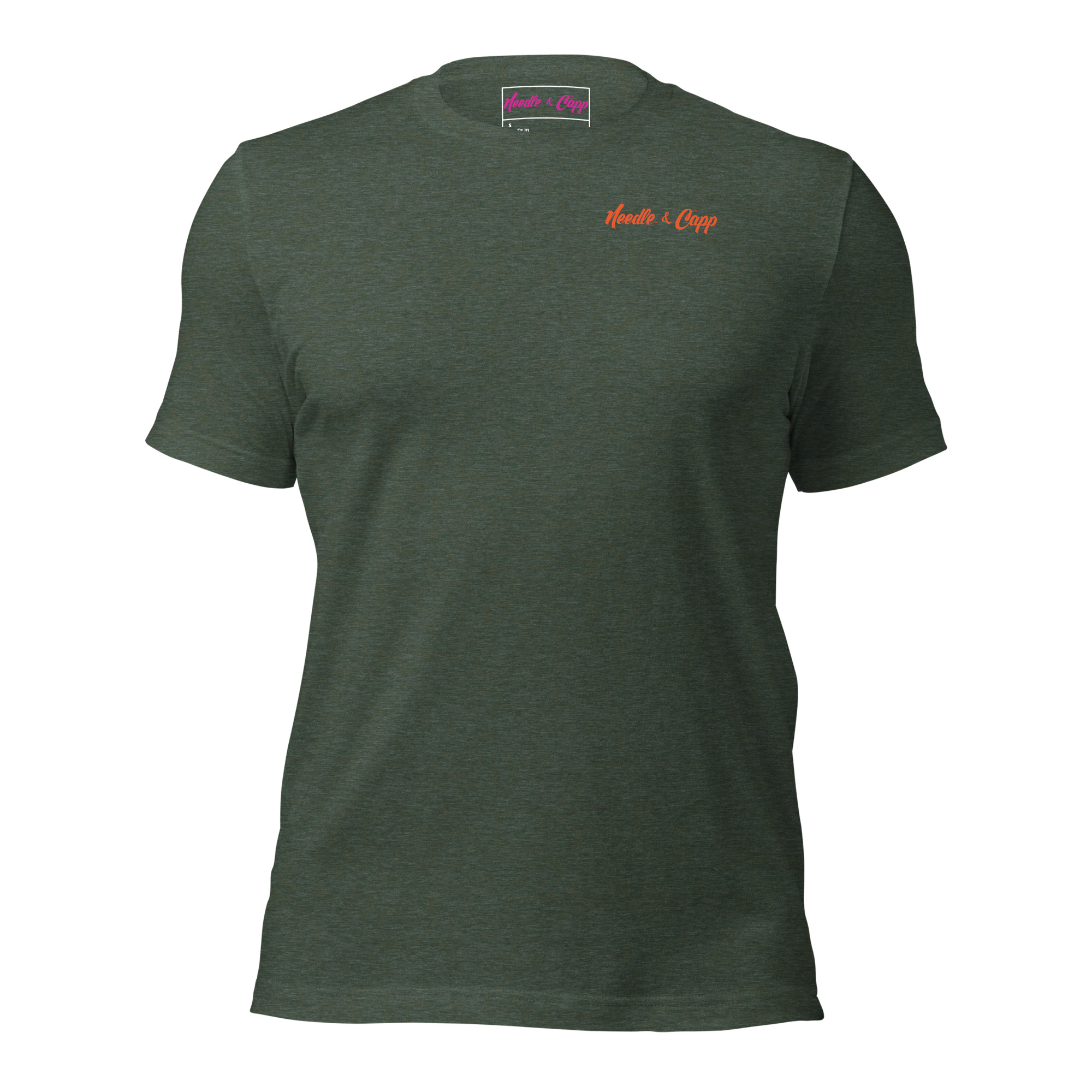 Chippinghouse No 2 Back Printed Heather Green Unisex t-shirt