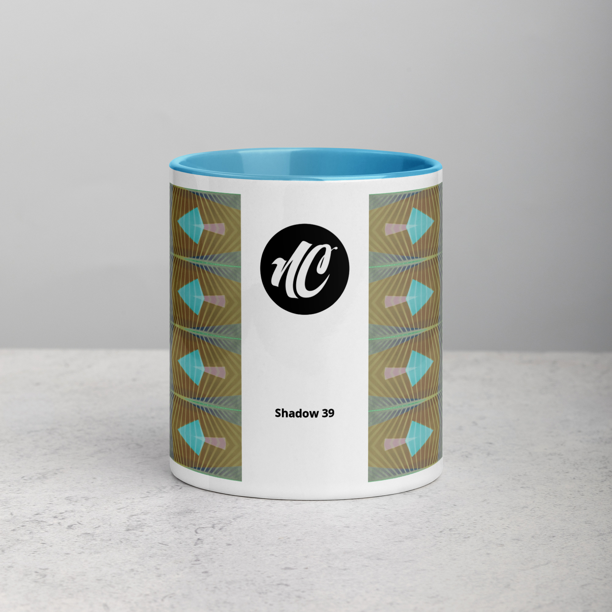 Shadow 39 Mug with blue Inside - Image 2