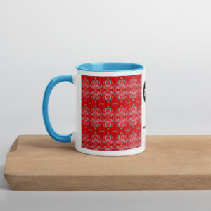 Neepsend Lane Mug with Blue Inside