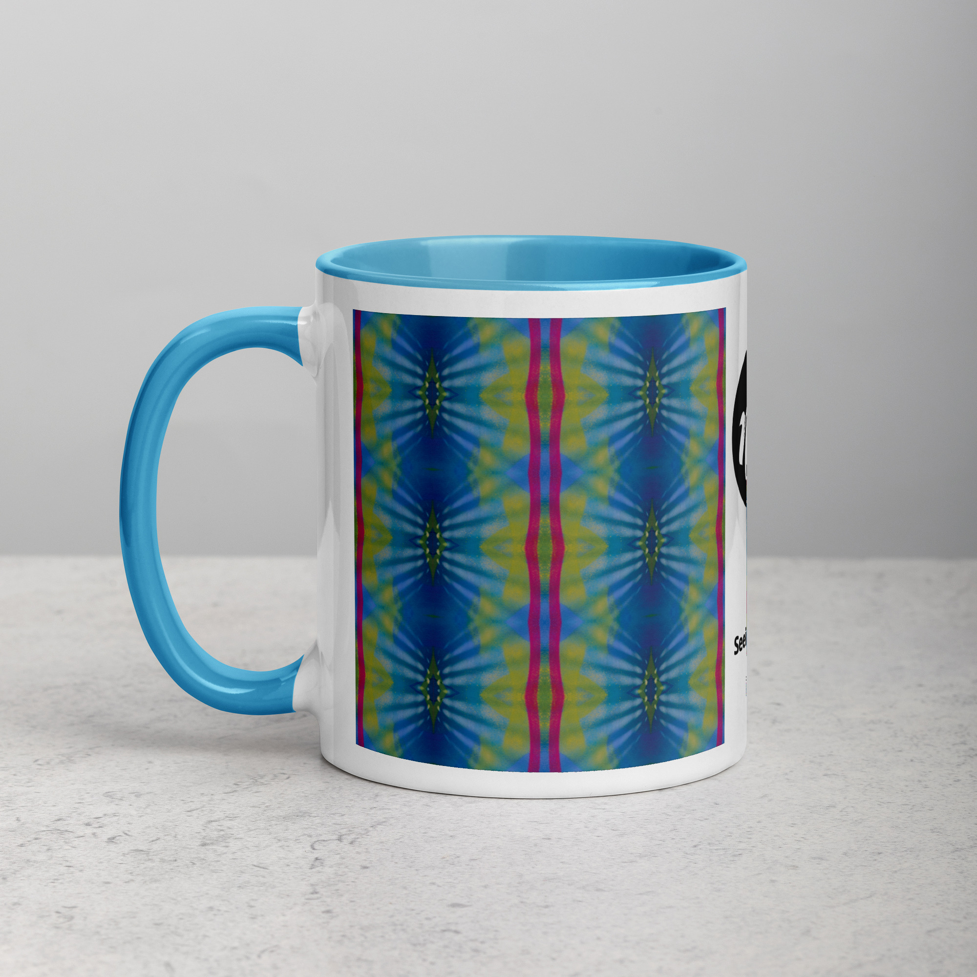 Seeing Stars Mug with Blue Inside