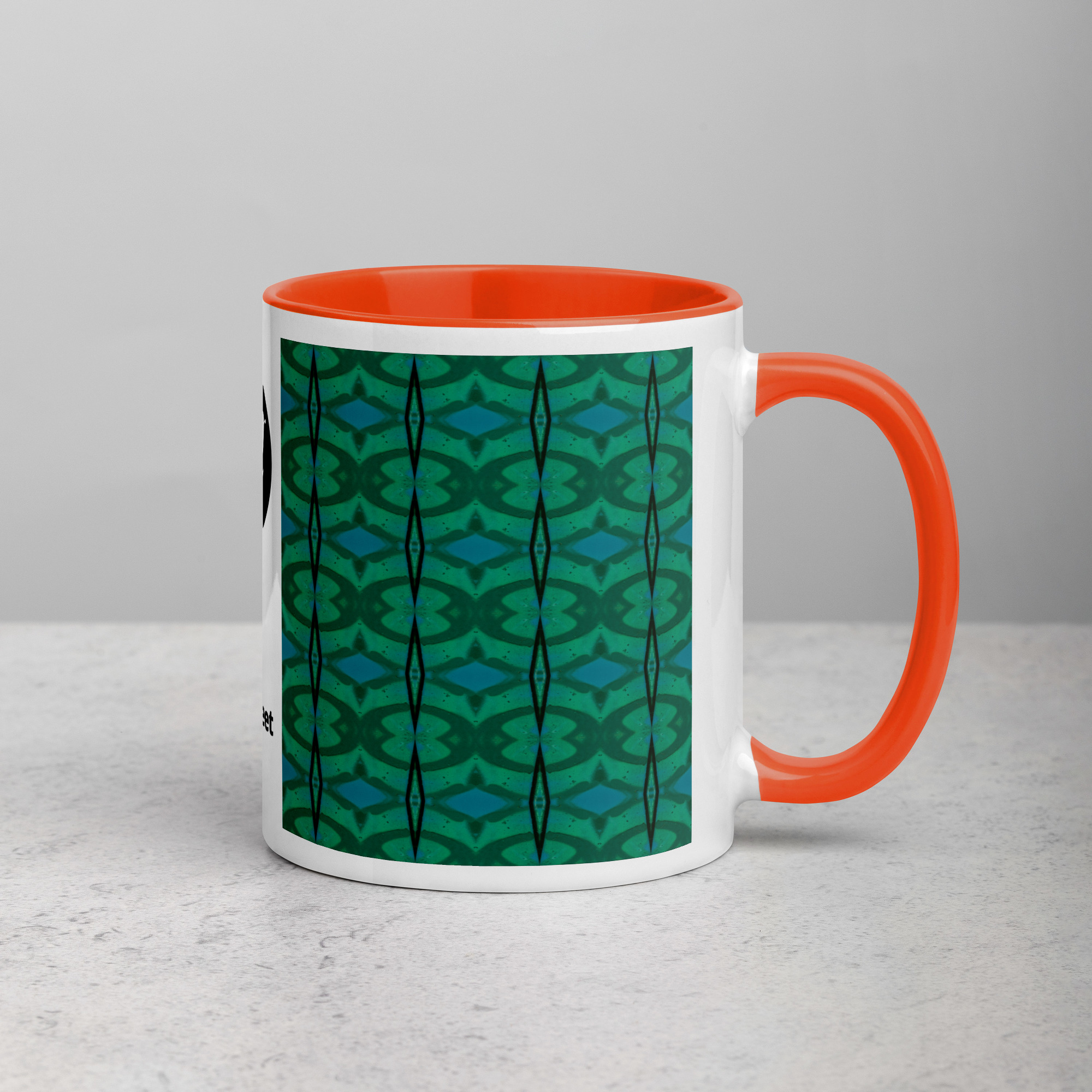 Kiln Streeet Mug with Orange Inside - Image 3
