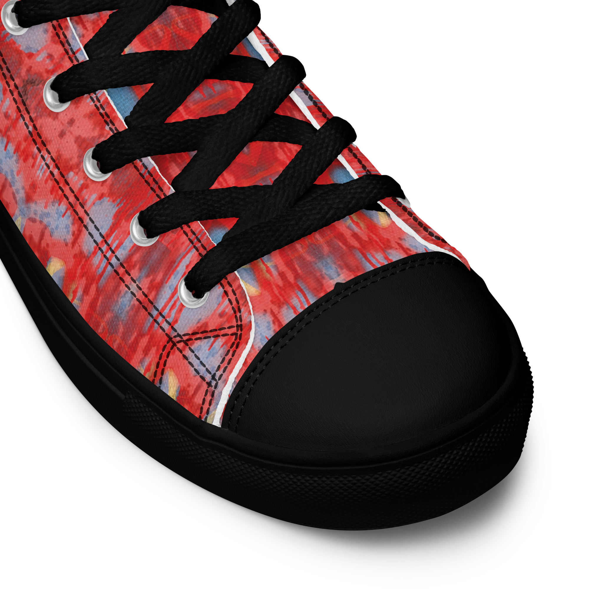 Neepsend Lane Women’s high top canvas shoes - Image 7