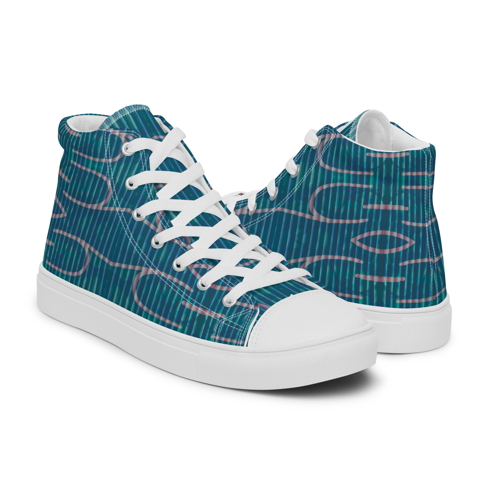 Bunsen Street Women’s high top canvas shoes - Image 6