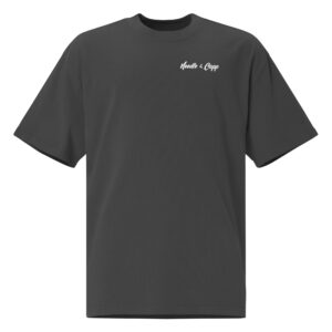 Shadow 24 Oversized faded back printed black t-shirt