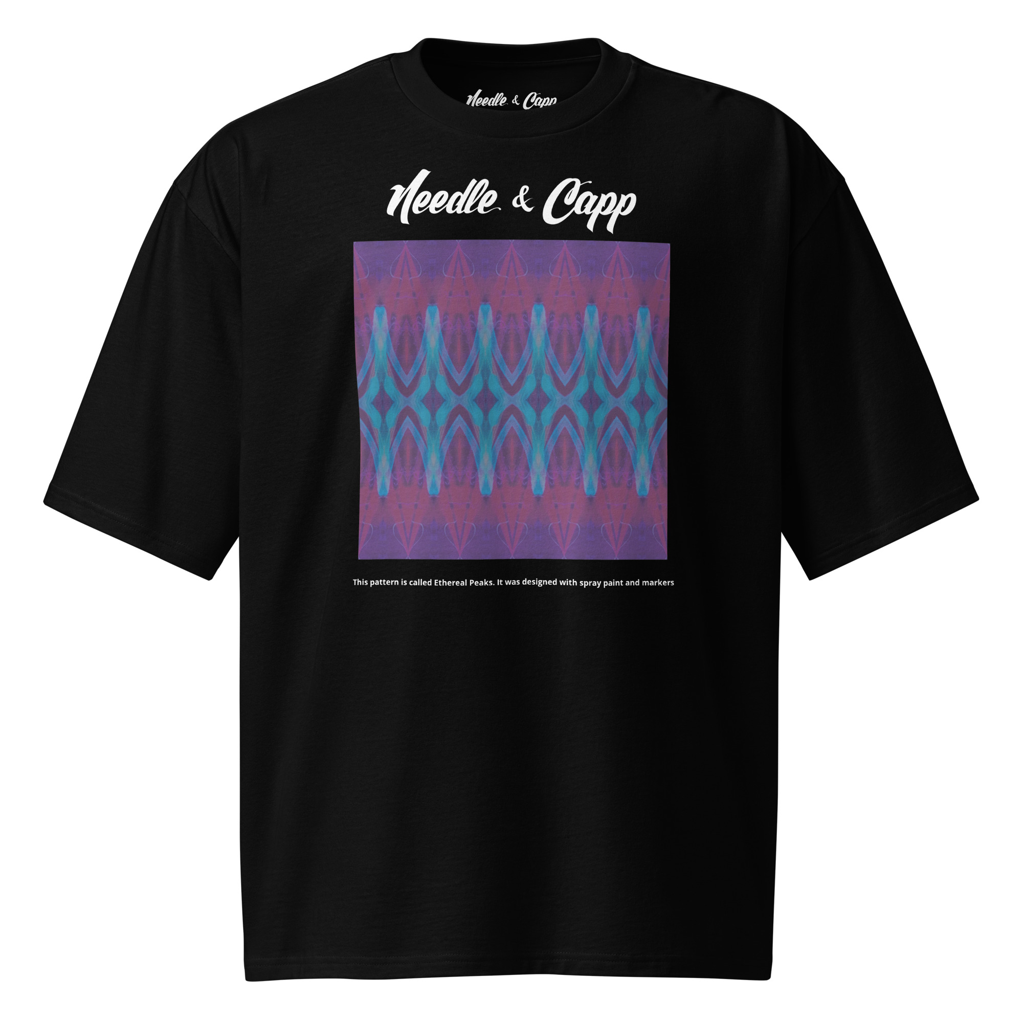 Ethereal Peaks Oversized Heavyweight T-Shirt