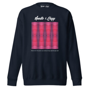 Shadow No10. Dark Navy Blue unisex Premium Sweatshirt