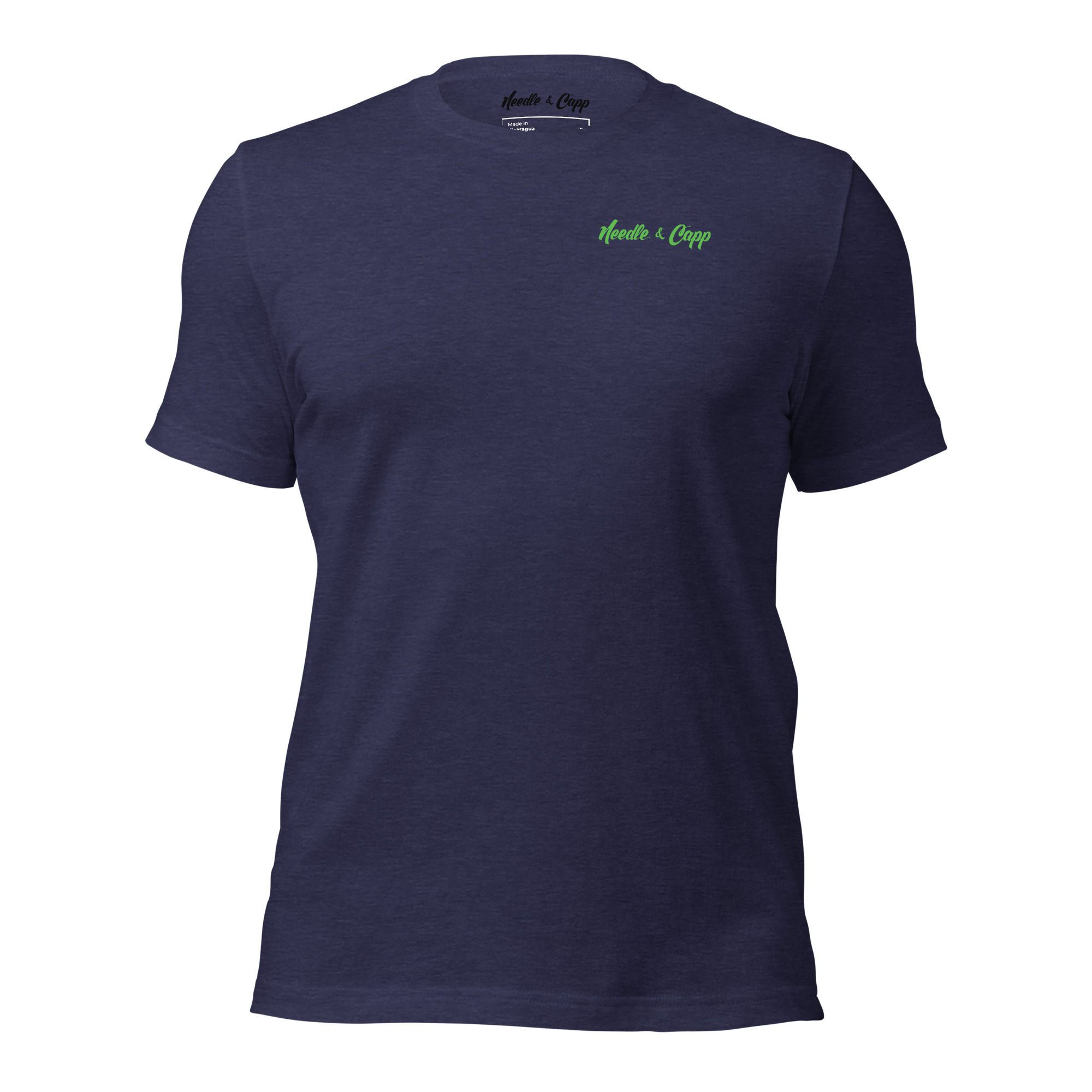 Red Eye Dark Navy Back Printed Unisex t-shirt